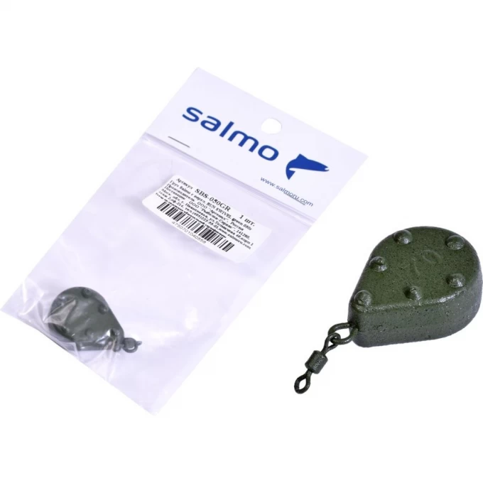 Груз SALMO с вертлюгой Bun Swivel green 050г SBS-050GR Груз SALMO с вертлюгой Bun Swivel green 050г SBS-050GR