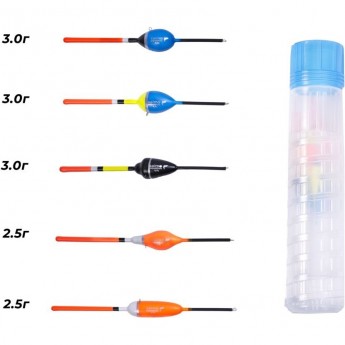 Набор полиуретановых поплавков SALMO PU Карась в тубусе 5Шт.