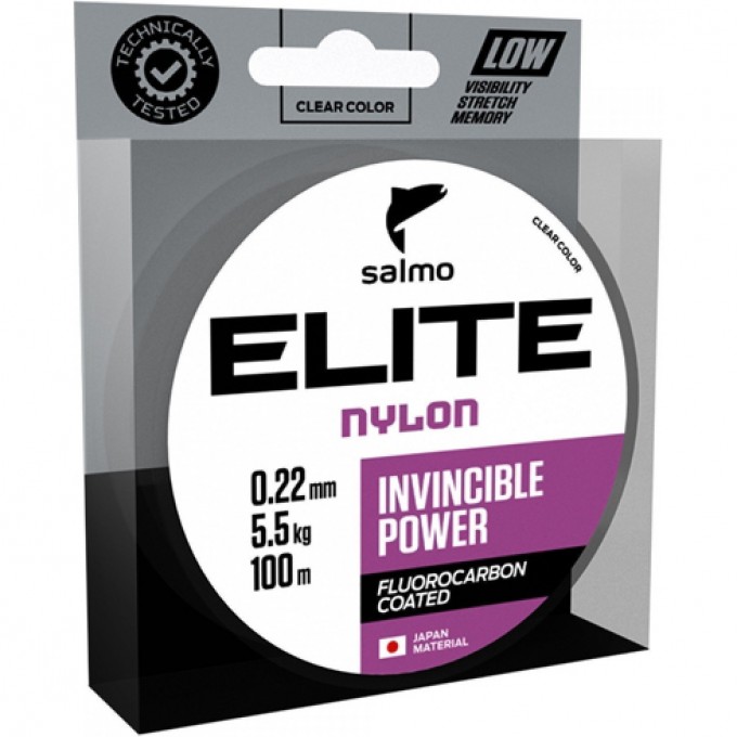 Леска монофильная SALMO Elite Fluoro Coated Nylon 100/030 4118-030